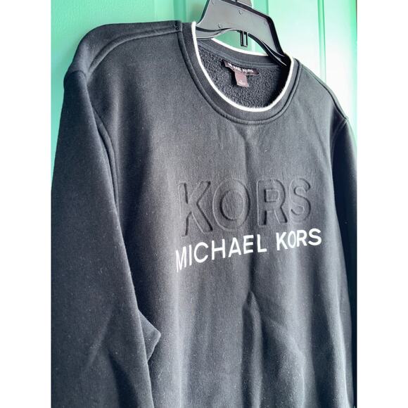 Michael Kors large embossed crewneck sweatshirt excellent condition - Picture 3 of 6